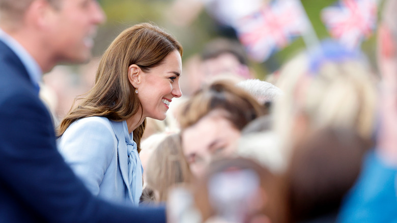 Kate Middleton on a walkabout 