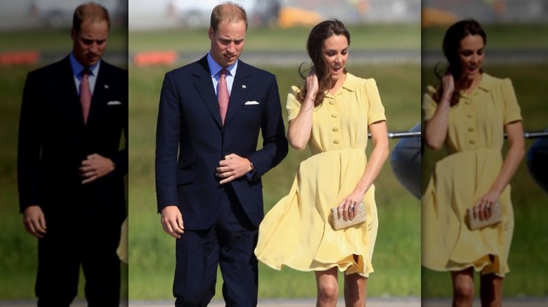 Kate Middleton in yellow dress