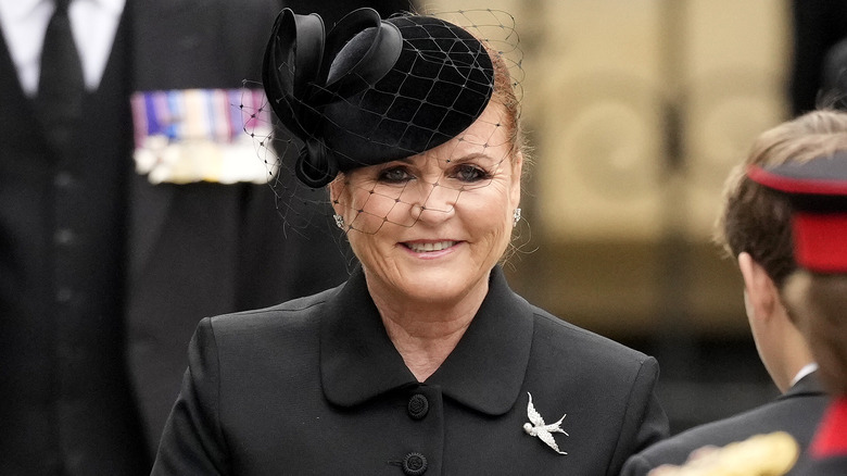 Sarah Ferguson at the queen's funeral