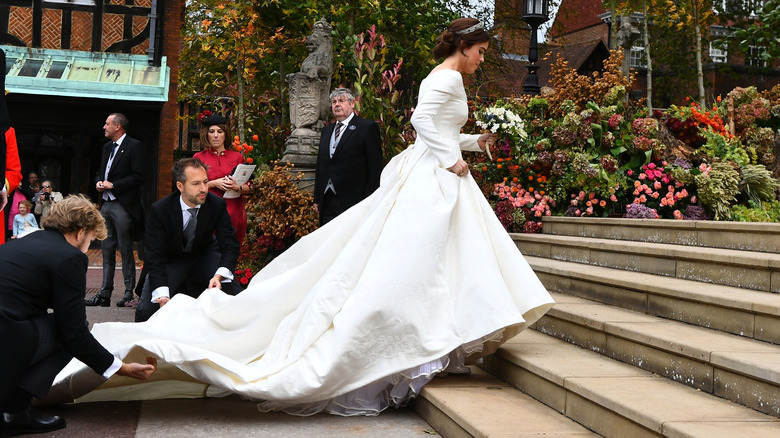 Princess Eugenie on her wedding day