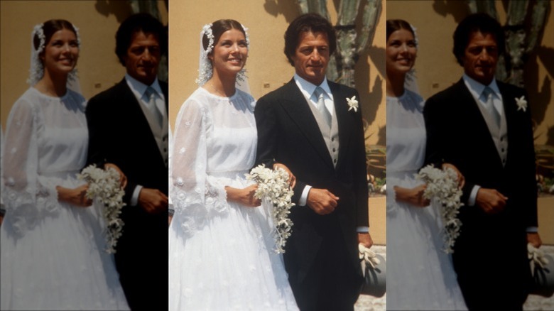 Princess Caroline of Monaco and Philippe Junot's wedding