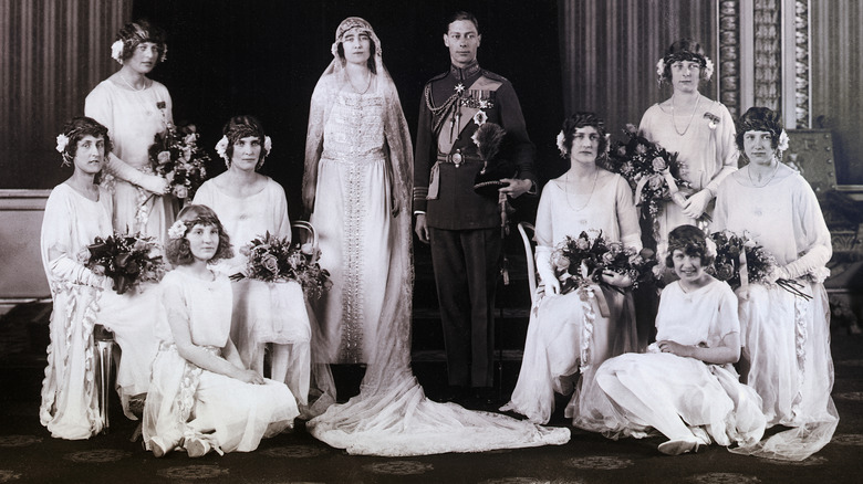 Duke of York and Lady Elizabeth Bowes-Lyon's wedding