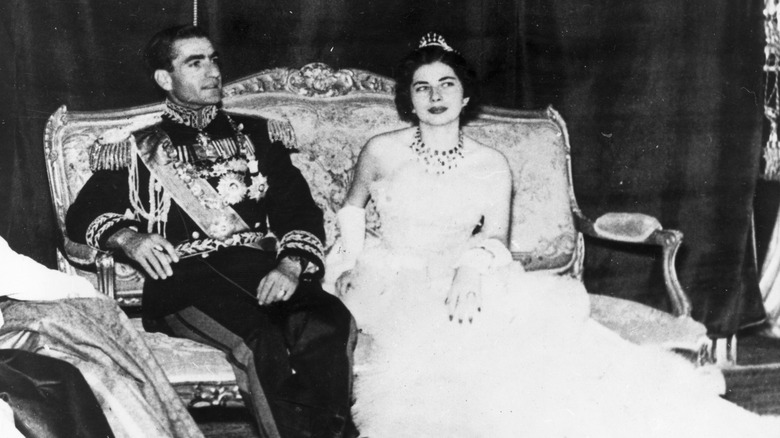 Shah Mohammad Reza Pahlavi and Queen Soraya wedding