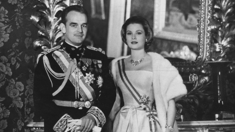 Prince Rainier and Grace Kelly wedding 