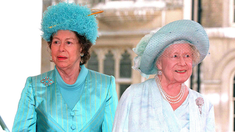 Princess Margaret and the Queen Mother