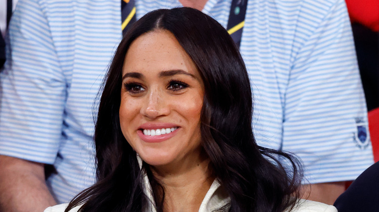 Meghan Markle smiling at Invictus Games