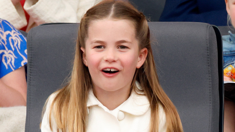 Princess Charlotte Smiling at the Platinum Jubilee