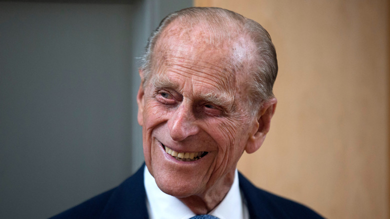 Prince Philip smiling