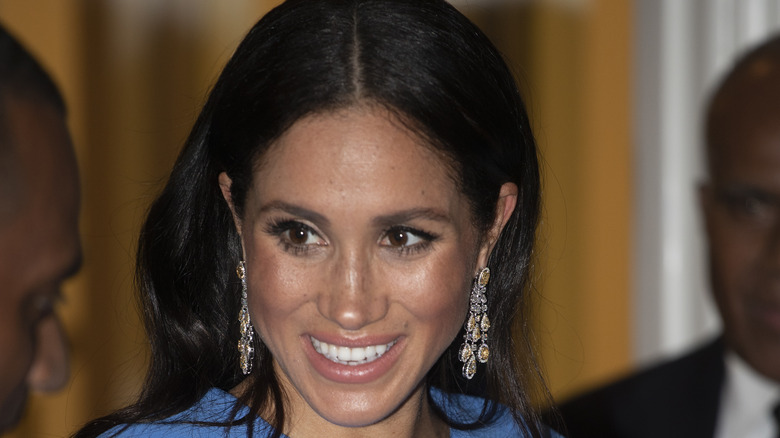 Meghan Markle Fiji diamond earrings