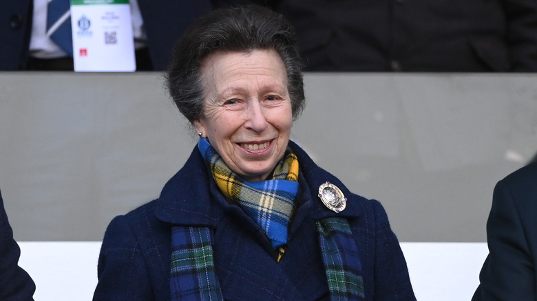 Princess Anne smiling at event