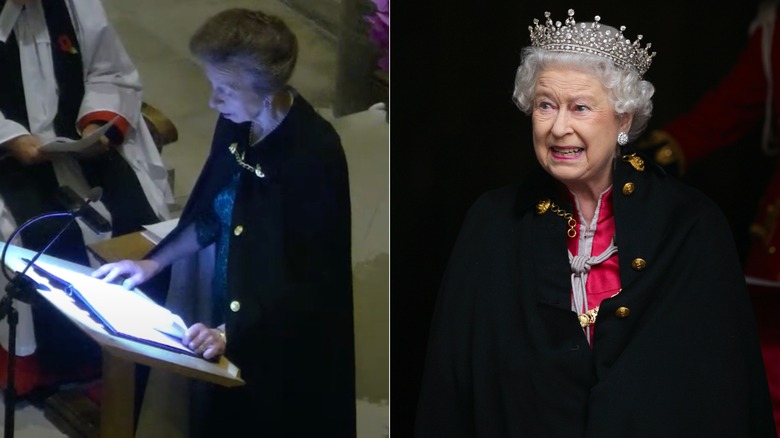 Princess Anne and Queen Elizabeth II 