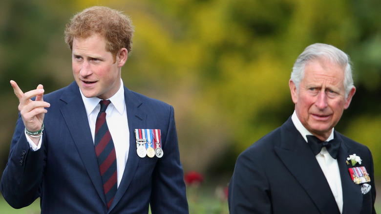 Charles and Harry at 2015 event 