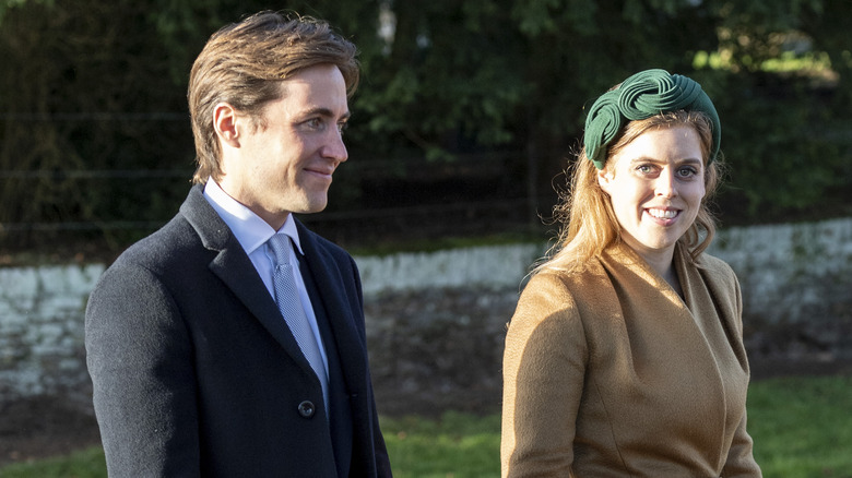 Beatrice and Edoardo smiling 