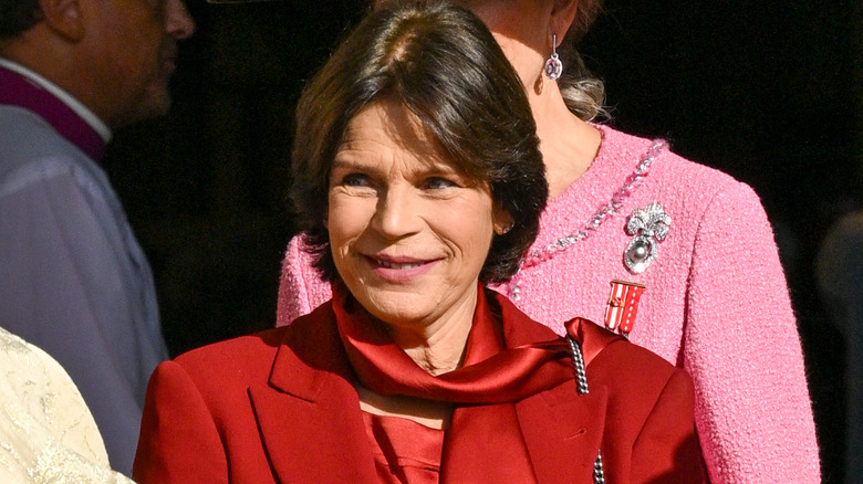 Princess Stéphanie of Monaco smiling