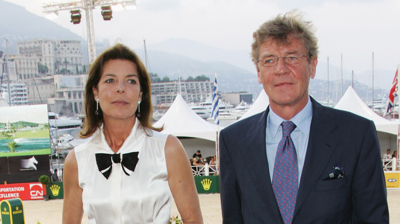 Princess Caroline standing next to Prince Ernst