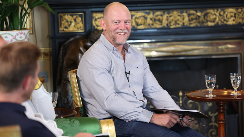 Mike Tindall smiling