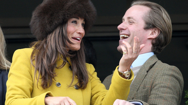 Pippa Middleton and Thomas Kingston laughing