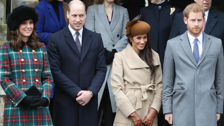 Prince William, Kate, Prince Harry, Meghan