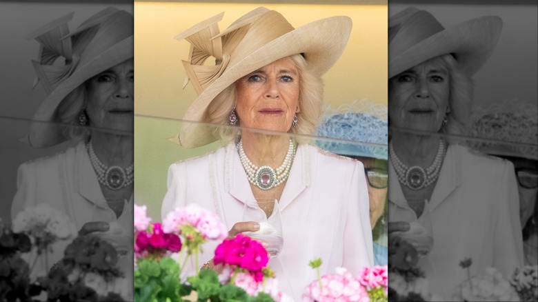 Queen Camilla with King Charles III and Sophie, Duchess of Edinburgh at Royal Ascot 