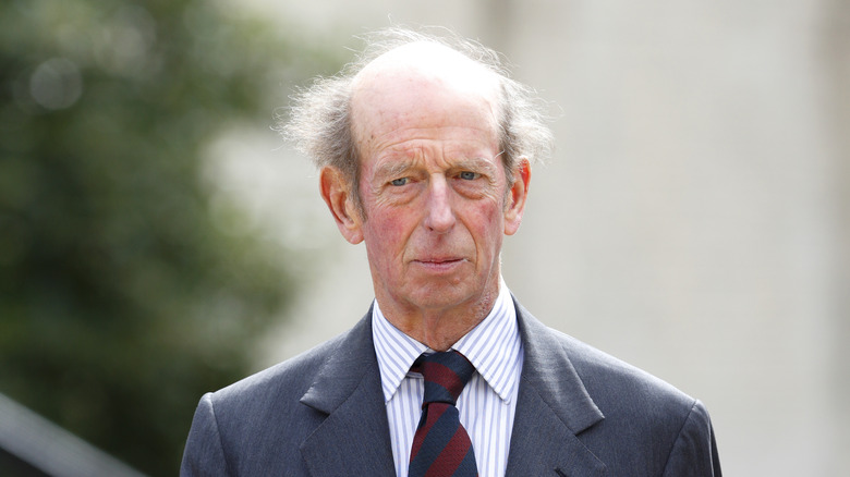 Prince Edward, Duke of Kent in suit