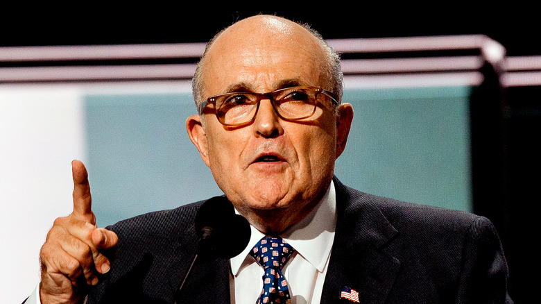 Rudy Giuliani speaking in 2016