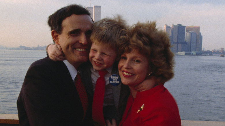 Giuliani and Hanover with their son