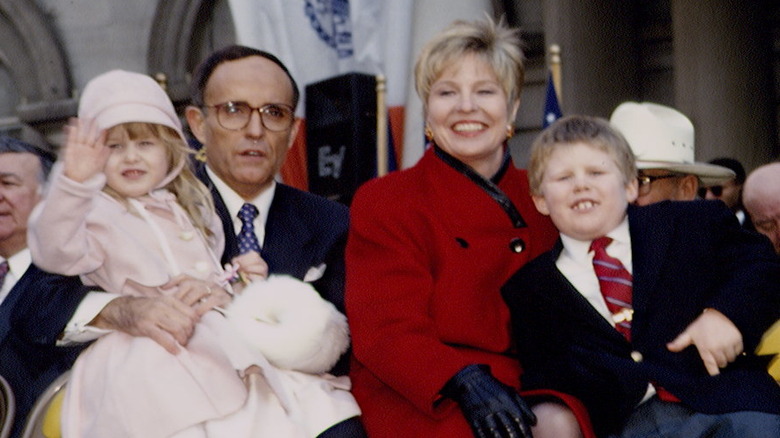 Caroline and Andrew Giuliani with their parents