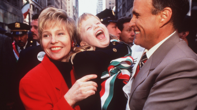 Hanover and Giuliani with their daughter