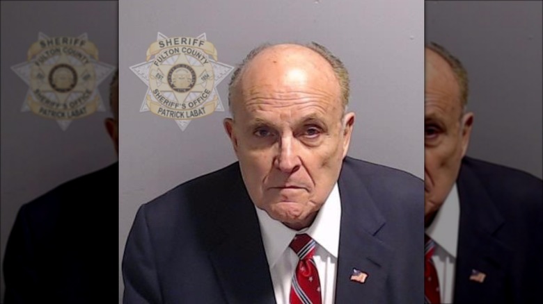 Rudy Giuliani mugshot