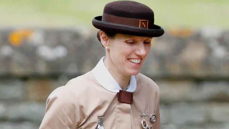 Norland nanny Maria Borrallo in uniform