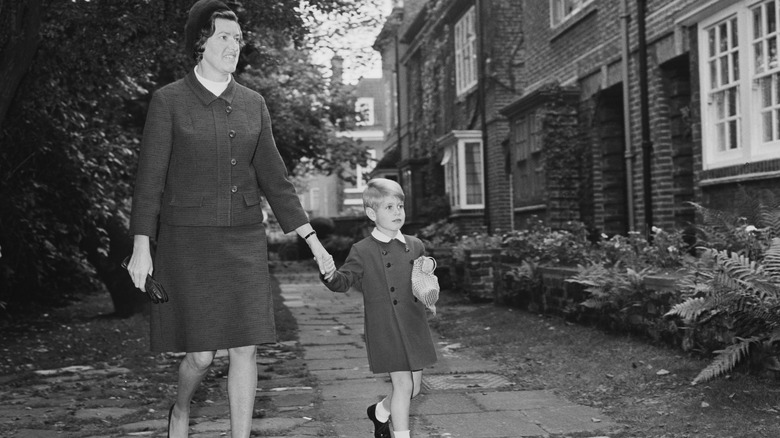 Mabel Anderson with young Prince Edward