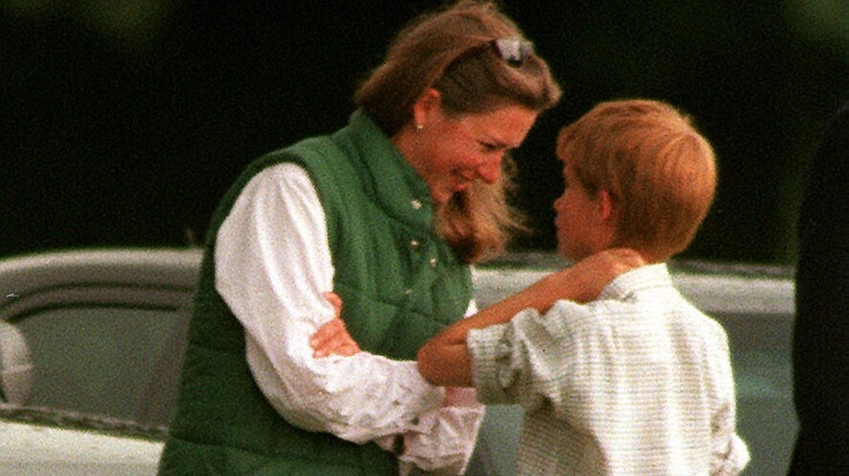 Tiggy Legge-Bourke chats with Prince Harry