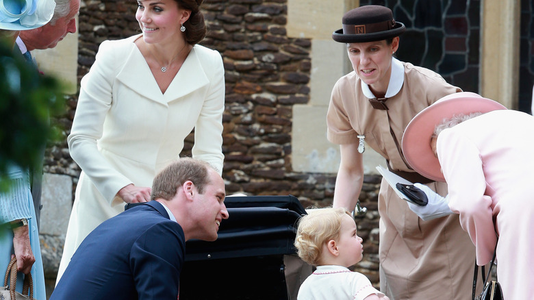 Royals and nanny dote on Prince George