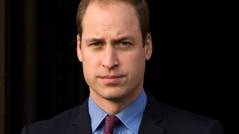 Prince William wearing a suit