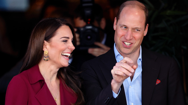 William and Kate laughing