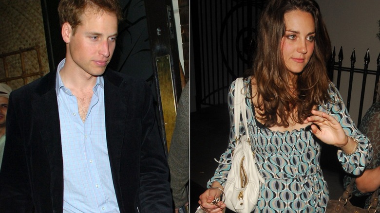 Split image of William and Kate