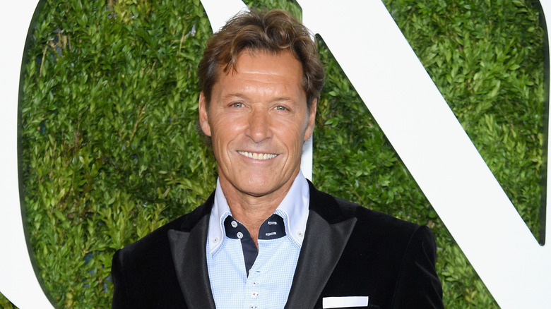 Former New York Rangers hockey player Ron Duguay posing 