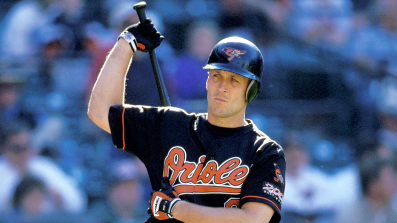 Cal Ripken Jr. plays in a game during the 1997 MLB season