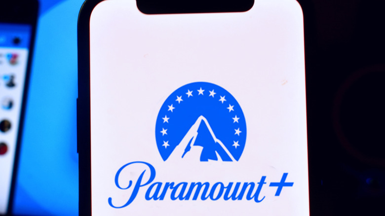 Cell phone loading Paramount+