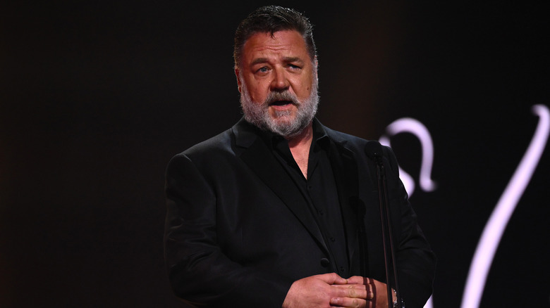 Russell Crowe speaking