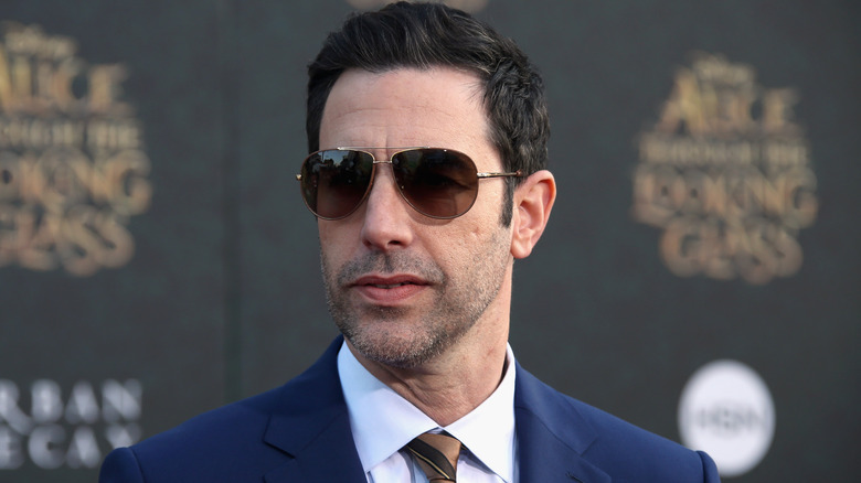 Sacha Baron Cohen in sunglasses