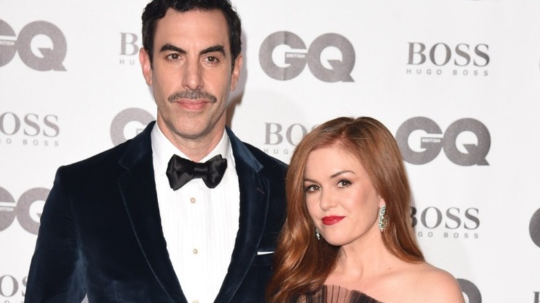 Sacha Baron Cohen and Isla Fisher 