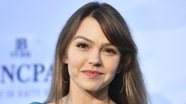 Aimeé Teegarden smiling