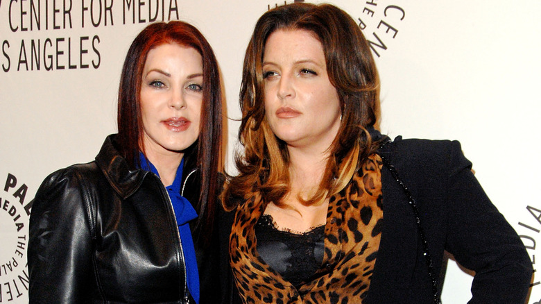 Priscilla Presley and Lisa Marie Presley