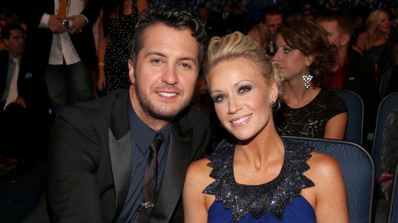 Luke and Caroline Bryan together