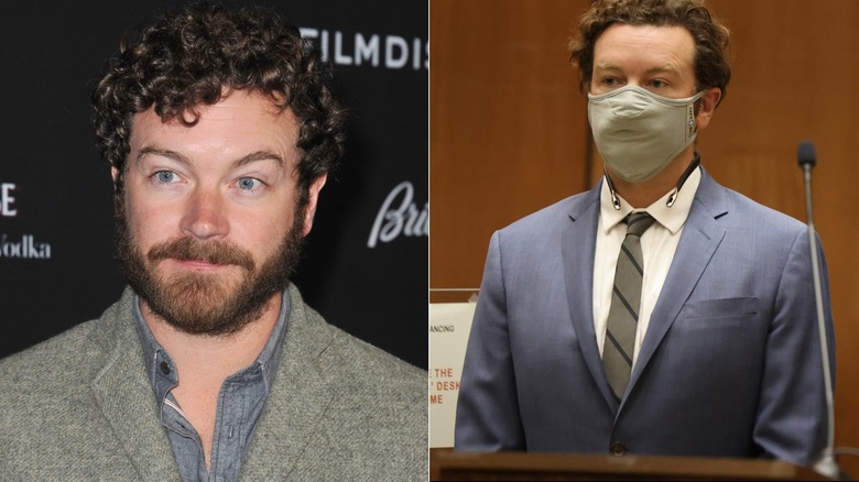 Danny Masterson on red carpet / in court