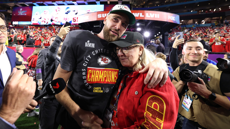 Travis Kelce and Donna Kelce