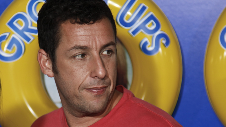 Adam Sandler looking sideways