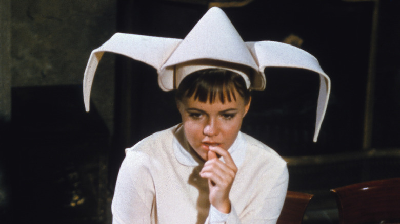 Sally Field wearing her Flying Nun costume