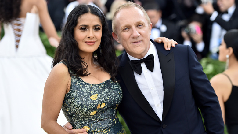 François-Henri Pinault with wife Salma Hayek